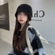 thumbnail image 1 of Gorro de pescador de lana ajustado para mujer, gorro de pescador de invierno que combina con todo, 1 of 5