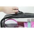 thumbnail image 5 of Love Ellie Belle Crocodile Faux Leather and Clear PVC Travel Cosmetic Case Set, 7 Piece, 5 of 12