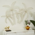thumbnail image 2 of DecMode 2"W, 38"H Metal Glam Wall Decor, Gold, 1-Piece, 2 of 7