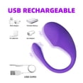 thumbnail image 3 of OCTMOM Bullet Vibrators for Women, APP Remote Control Vibrator for Female Masssage, Stimulator Vibrating Egg, Purple, 3 of 7