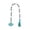 A, variant on Summer Coastal Wooden Bead Garland with Starfish Shell, Turquoise Tassel Hanging Ornament for Beach Theme Home, Wall Shelf Mantel Decor, B