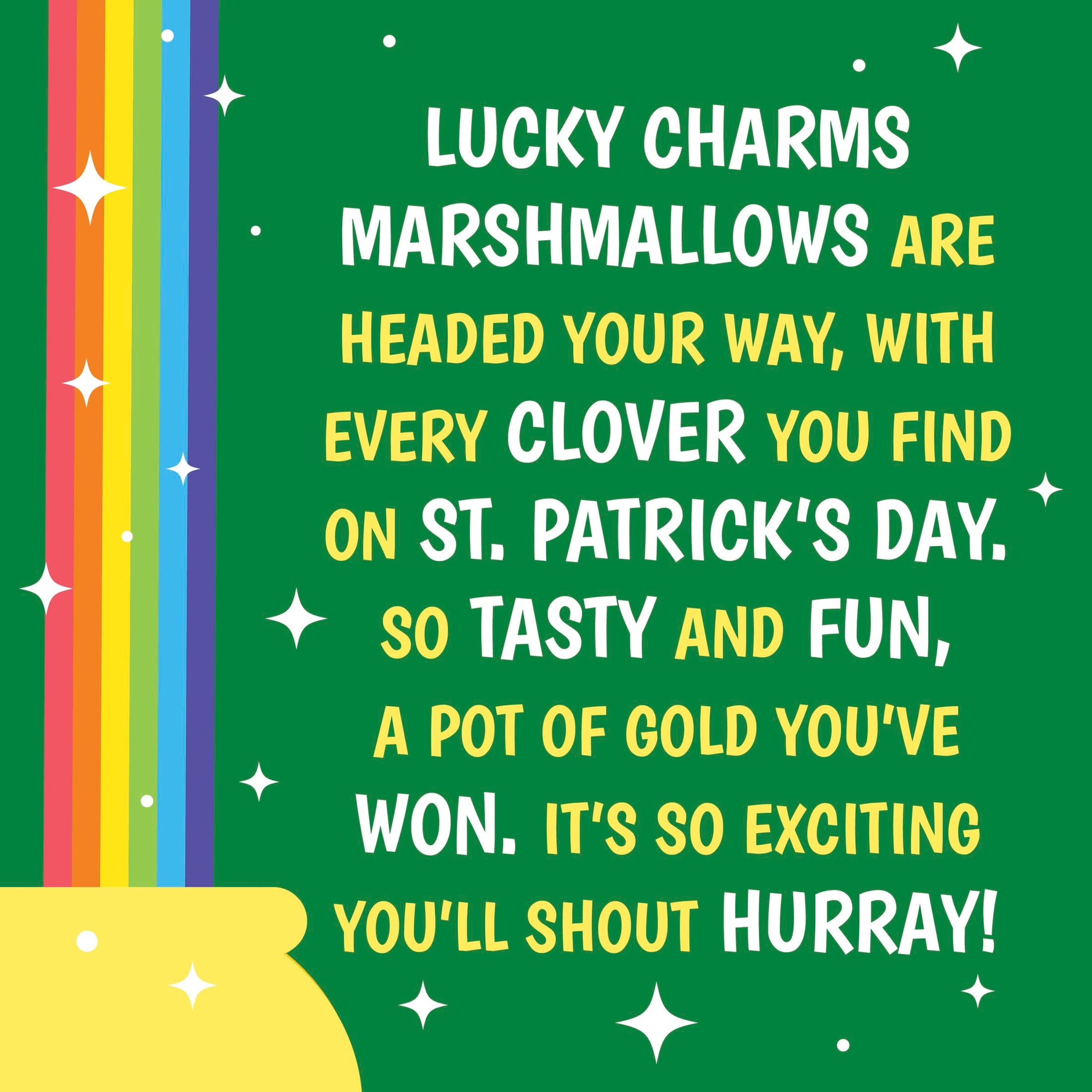 Lucky Charms Marshmallows Only, 2026 Limited Edition with Jumbo Unicorns, 4 oz