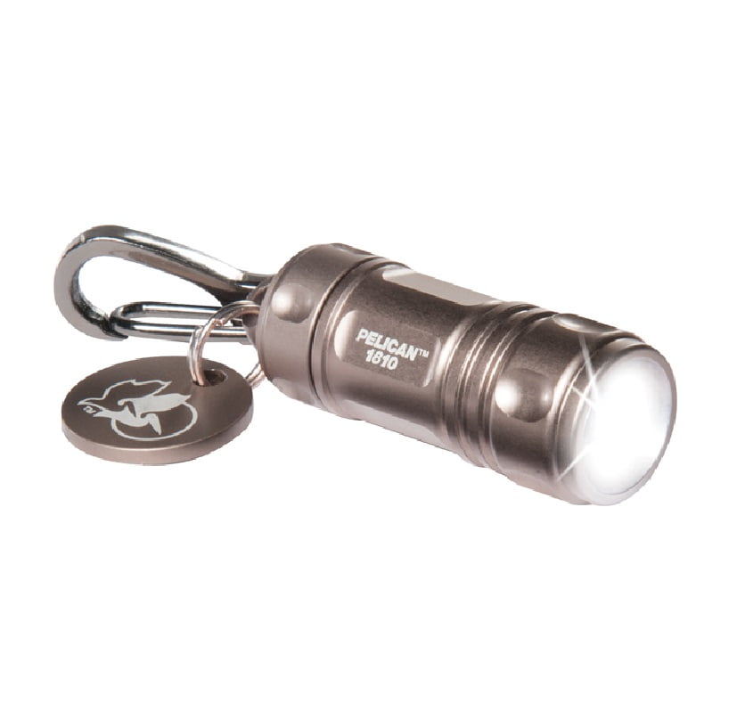 Pelican 1810 ProGear LED Keychain Flashlight Gold