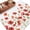 Red, variant on Red Poppy Area Rugs 6'x9', Washable Small Throw Rugs for Kitchen Dining room, Spring Summer Flowers Botanical Watercolor Indoor Outdoor Rug Non-Slip Low Pile Carpet Runner Reversible Floor Mats