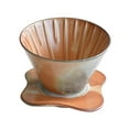thumbnail image 2 of Luzkey Hand Drip Coffee Dripper Porcelain Coffee Drip Elegant Portable Funnel Design Single Serve Pourover Cone for Cafe Travel Home Small, 2 of 8
