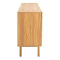 thumbnail image 3 of SAFAVIEH Piran 4 Door 2-Shelf Media Stand Oak / Gold, 3 of 10