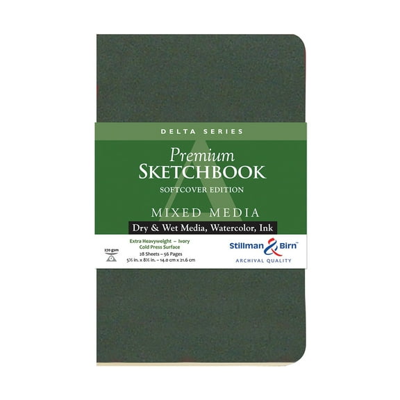 Stillman & Birn Delta Series Premium Soft-Cover Sketchbook, 5.5" x 8.5"