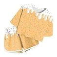 thumbnail image 2 of MIXUE Teen Girls Outfit Sets Summer Ice Cream Print Crew Neck Short Sleeve T Shirts Tops And Shorts 2 Piece Pajamas Activewear,White,13-14 Years, 2 of 4