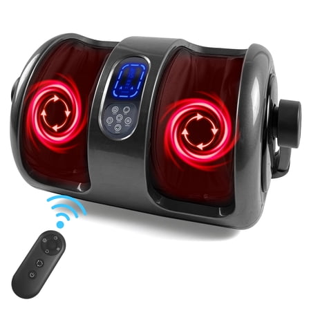 Jacgood Foot Massager Machine,Shiatsu Foot Massager with Heat,Deep Kneading Massage for Leg, Calf, Feet, Ankle,Gifts for Women and Men