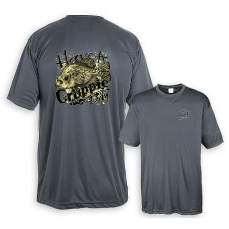 UPF 39 UV Sun Protection Performance Shirt Have A Crappie Day