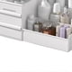 thumbnail image 4 of Makeup Organizer for Vanity, Large Capacity Cosmetic Storage Box with Drawers for Cosmetics, Lipsticks, Nail Care, Skin Care, White, 4 of 4