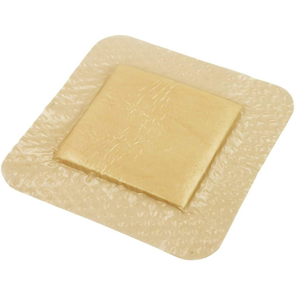 Thin Silicone Foam Dressing with Border 3 x 3. Pack of 200 Sterile