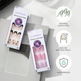thumbnail image 5 of KISS imPRESS Design  Press on Nails, I'd Rather Be, White, Short Squoval, 30 Count, 5 of 10