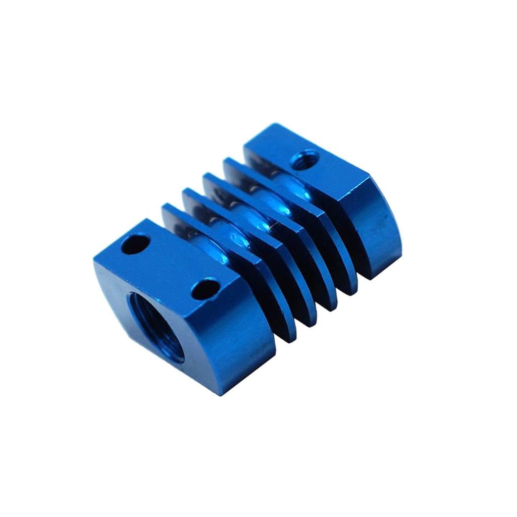 22x27mm Aluminum Heat Sink Cooling Blocks For 3D Printer Extruder MK10 Blue H4H4 