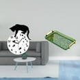 thumbnail image 2 of Reloj colgante silencioso con forma de gato, con movimiento silencioso y diseño analógico sin para sala de estar, comedor, escuela, plato de po, 2 of 8
