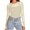 Yellow 1, variant on BLVB Mesh Top Women Rhinestone Sparkly Sheer Tops for Women Long Sleeve See Through Shirt Glitter Going out Tee Blouses