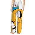 thumbnail image 3 of Characters Adventure Time Women's Pajama Pants Lounge Daily Novelty Cozy Sleep Bottoms Pants Sleepwear With Pockets, 3 of 8