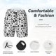 thumbnail image 3 of Balery Black Footprints Bañador para hombre, shorts de playa de secado rápido con entrepierna y forro de compresión-Large, 3 of 6