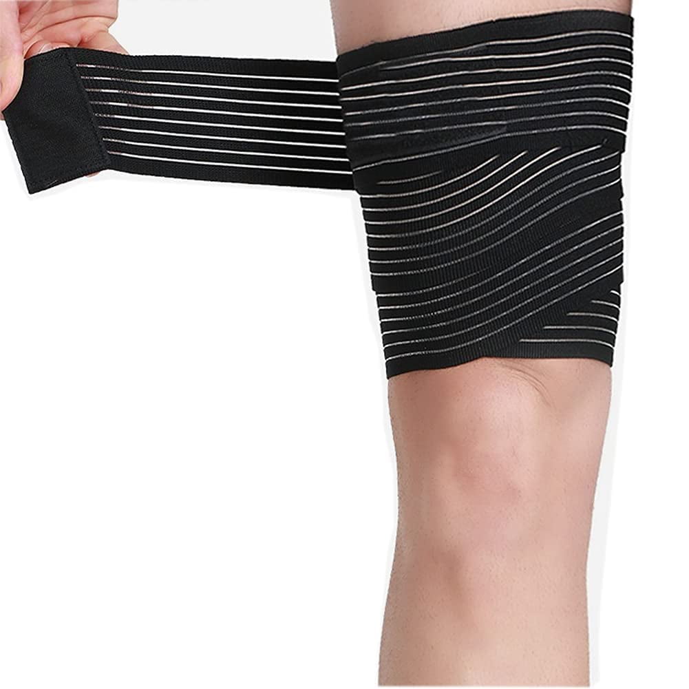 Thigh Support Compression Bandage Sleeve for Women and Men, Lower Leg