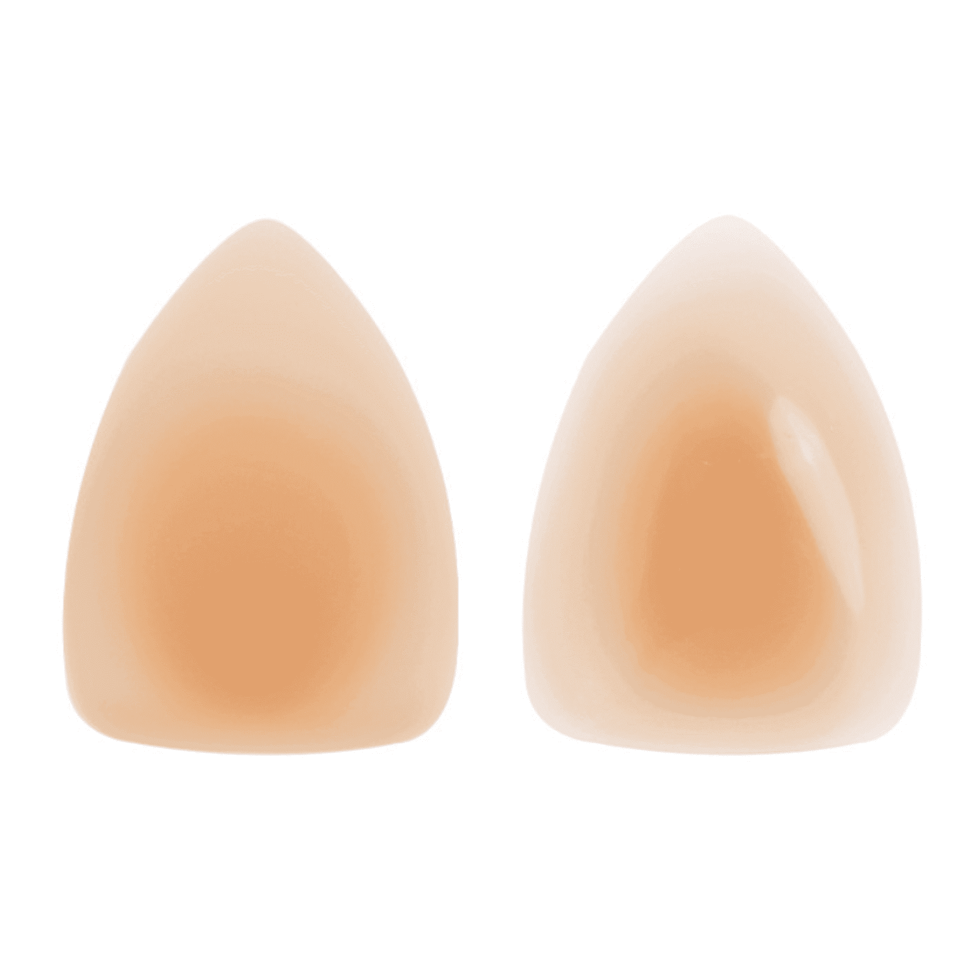 SOMER Sticky Bras Invisible Silicone Nipple Covers for Women Reusable Anti-Convex Strapless Bras for Women Triangle Comfort Light Adhesive Bra