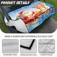 thumbnail image 5 of Binienty Christmas Golf Cart Towel Seat Covers Club Car Old Ds Golf Cart Seat Cover Washable Soft 2 Passenger Seats Golfcart Blanket Protector, Santa Claus Reindeer, 5 of 7
