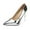 Silver, variant on EQWLJWE Heels for Women Patent Leather High Heels Pumps Pointed Toe Stiletto Court Pumps Office Lady Shoes