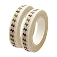 thumbnail image 1 of 2PCS Christmas Tape Practical Diary Fine Dividing Line And Paper Tape Hand Account Border Decoration Fresh Narrow Edge Version Can Write Stickers, 1 of 8