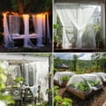 thumbnail image 5 of White DIY Mosquito Net Fabric | 10x50 FT Bug Netting | Insect Cover for Garden, Patio, Outdoor & Windows | Black, White & Green in Multiple Sizes | Raised Bed Screen Mesh Barrier, 5 of 6