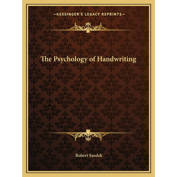 The Psychology of Handwriting (Paperback)