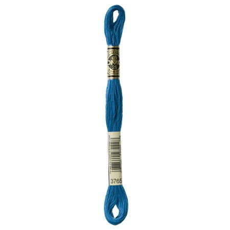 UPC: 0077540272228 | DMC 6-Strand Embroidery Cotton 8.7yd-Very Dark Peacock Blue Pk 12 DMC