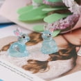 thumbnail image 2 of 10Pcs Luminous Bunny Colorful Glowing in The Dark Miniature DIY Resin Craft Ornament Cute Resin Rabbit Statue Model Phone Case Decor Small Gift, 2 of 5