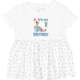 thumbnail image 3 of Inktastic Hatching Dinosaur 1st Birthday Girls Baby Dress, 3 of 5