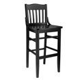 thumbnail image 1 of Schoolhouse Bar Stool in Black, 1 of 2
