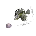 thumbnail image 3 of Glow In The Dark Lionfish Aquarium Decoration, Silicone Artificial Fish Ornament With Suction Cup Mount Luminous Underwater Landscape Decor For Freshwater Saltwater Fish Tank, 3 of 6