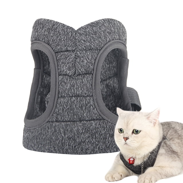 Labymos Cat Harness Leash Escape-proof Lightweight Breathable Adjustable Soft Dog Pet Vest