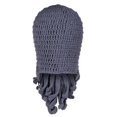 thumbnail image 4 of Gorro con máscara de tentáculo de pulpo cálido, gorro tejido con barba divertida, máscara de esquí para hombres y mujeres, regalo de fiesta de Cosplay, sombreros de pirata, gorros con barba, 4 of 5
