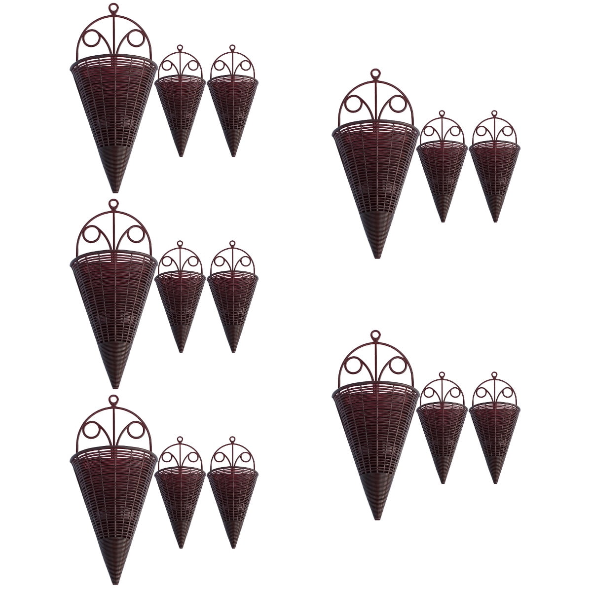 MLINS 15 Pcs  Orchid Hanging Basket Orchid Basket Orchid Hanging Planter Orchid Wall Planter