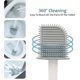 thumbnail image 2 of Silicone Toilet Brush and Holder Set Toilet Bowl Brush Flexible Bendable Brush Head, 2 of 4
