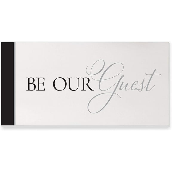 Be Our Guest Rustic Wood Wall Sign 9x18