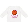 thumbnail image 3 of Inktastic Basketball Princess Girls Long Sleeve Toddler T-Shirt, 3 of 5