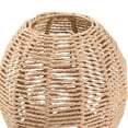 thumbnail image 2 of Simulated Rattan Lamp Cover Vintage Handmade Woven Lamp Shade for Bedroom (Oval), 2 of 6