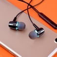 thumbnail image 7 of PlatingWired Earphone In Ear Sports Walking Music Play TV Portable Travel Mobile Phone Universal Headphones with 3.5mm Jack, 7 of 7