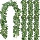 thumbnail image 1 of 4 paquetes de 6,5 pies de plata artificial dólar eucalipto guirnalda Afortunado Sencillez, 1 of 5