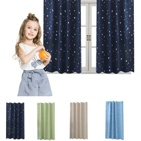 1Pc Curtain 100×130Cm Kids Boy Girls Window Curtains Room Thermal Insulated for Bedroom Home Decor Curtain