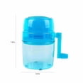 thumbnail image 3 of NARABB Hand Shaved Ice Machine Manual Fruit Machine Household Ice Shaver Small Ice Crusher, 3 of 8