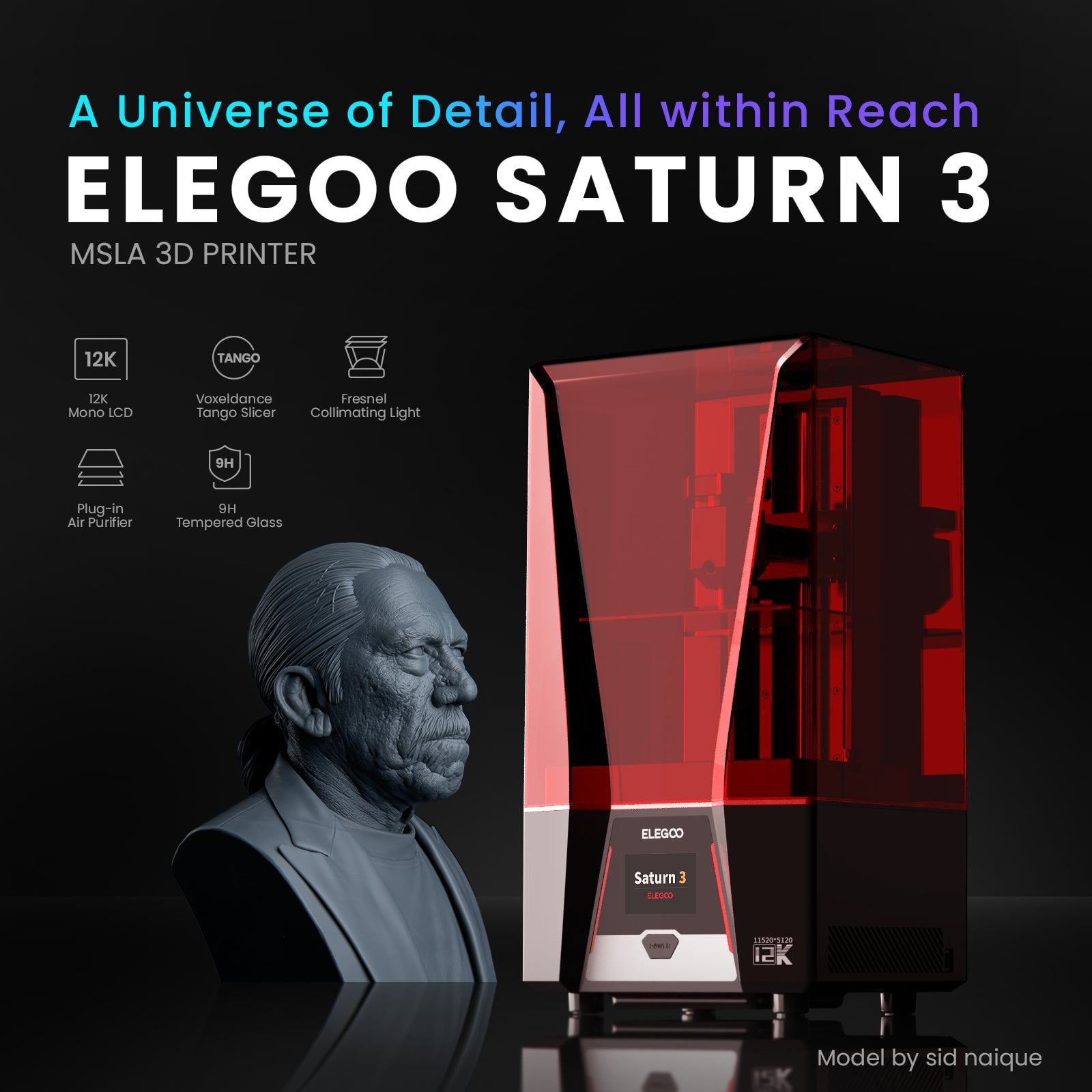 Saturn 3 Ultra 12K Elegoo - 3D Market