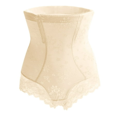 

Women Large Size Lace Back Off Tummy Control Panty Shaper Postpartum Seamless Shape High Waist Lift Shapewear Bodysuit Underwear