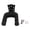 Black, variant on Riousery Guitar Wall Mount Hanger Guitar Neck Bracket Hook Self Locking Holder Musical Instrument Accessories, Easy Installation Wall Mounts for Bass, Ukulele, Black (6.7 in / 17 cm)
