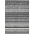 thumbnail image 2 of Addison Rugs Chantille Indoor/Outdoor Transitional Stripes Gray Machine Washable Rectangle Rug, 8' x 10', 2 of 8