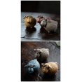 thumbnail image 3 of Tea Cup Set Handmade Sculpture Crafts Home Tea Set Purple Clay Sheep Statue Tea Pet Lucky Tea Figurine Ornaments Teapots & Coffee Servers Travel Tea Set, 3 of 4